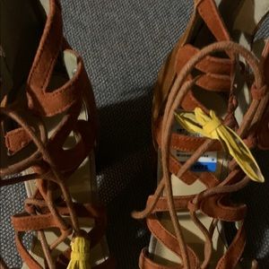 Marc Fisher gently used sandals with block heel